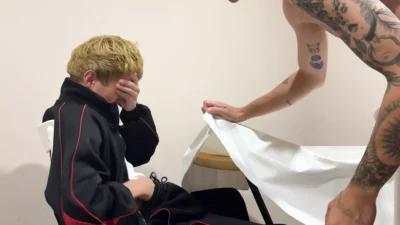 A Friend Came in, Saw Me Naked and Got an Erection – Deep Blowjob, Ass Fucking Part 1