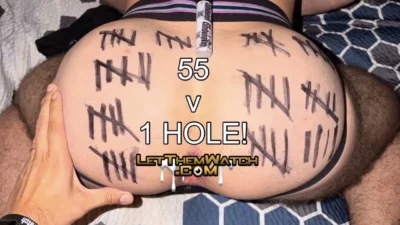 LetThemWatch – 55 loads inside 1 Bottom ! Gay Gang Bang Hardcore Anal Gay sex Cum Dump