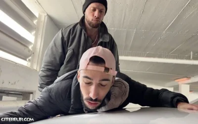 Young Arab Cocksucker Takes Massive White Dick in Parking Lot – 2